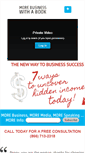 Mobile Screenshot of morebusinesswithabook.com